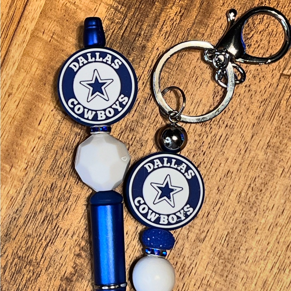 Dallas Cowboys Pen and Keychain Set